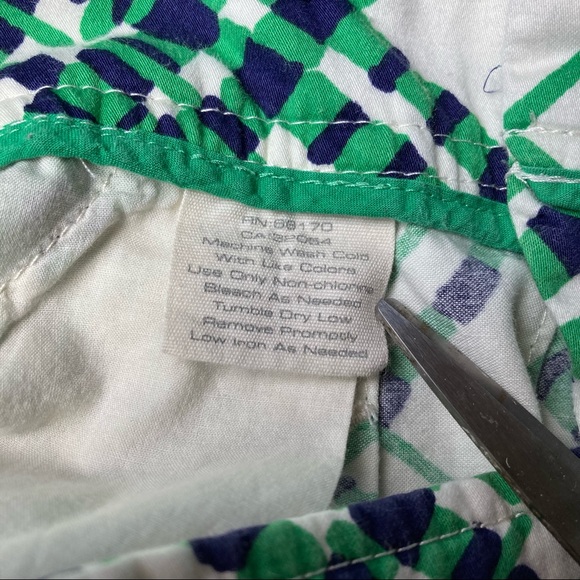 Anthropologie Womens hei hei Shorts Size 0 Multicolor Green White Geometric - Picture 12 of 16